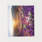 Wildblumen bei Sonnenuntergang | Wüste Anza-Borreg Wandteppich (Vorderseite)