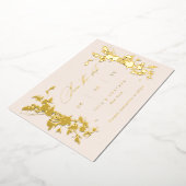 Wildblumen beim Hochzeitsfeiern speichern das Datu Folieneinladung (Gedreht)