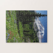 Wildblumen beim Mount Rainier Puzzle (Horizontal)