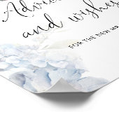 Wildblumen Beratung und Wünsche für Newlyweds Post Poster (Ecke)