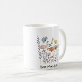 Wildblumen Beste Mama je Tasse (VorderseiteRechts)