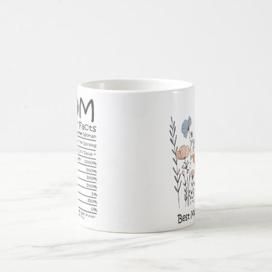 Wildblumen Beste Mama je Tasse (Mittel)