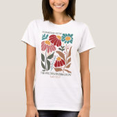 Wildblumen Bibelverse T-Shirt (Vorderseite)