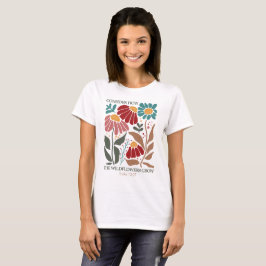 Wildblumen Bibelverse T-Shirt