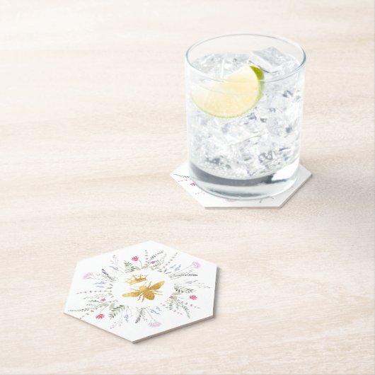 Wildblumen Bienendesign Untersetzer (Vor Ort)