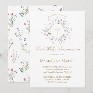 Wildblumen bilden den Rahmen für die Erste Heilige Einladung