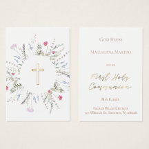 Wildblumen bilden die Erste Gedenkkarte der Kommun