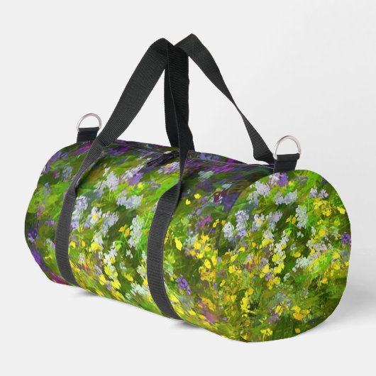 Wildblumen Bilder der originalen Blume Duffle Bag (Linke Seite)
