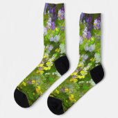 Wildblumen Bilder der originalen Blume Socken (Linkes Detail)