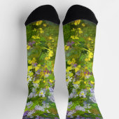 Wildblumen Bilder der originalen Blume Socken (Oben)