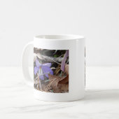 Wildblumen Birds-Foot Violet Hot Springs AR Gesche Kaffeetasse (Vorderseite Links)
