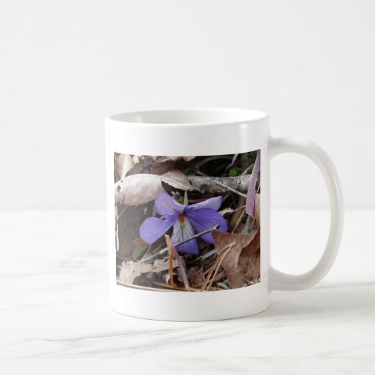 Wildblumen Birds-Foot Violet Hot Springs AR Gesche Kaffeetasse (Rechts)