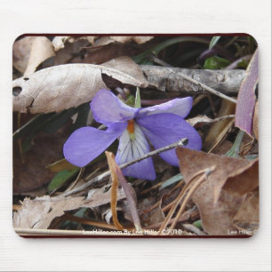 Wildblumen Birds-Foot Violet Hot Springs AR Gesche Mousepad