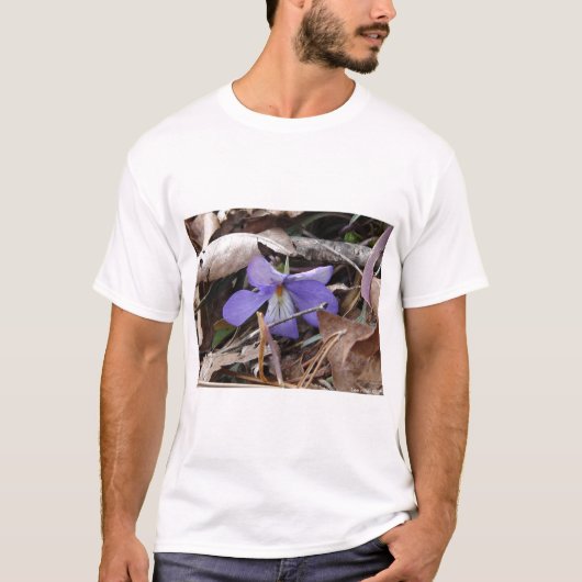 Wildblumen Birds-Foot Violet Hot Springs AR Gesche T-Shirt (Vorderseite)