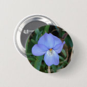 Wildblumen Birds-Foot Violet IV Hot Springs Gesche Button (Vorne & Hinten)