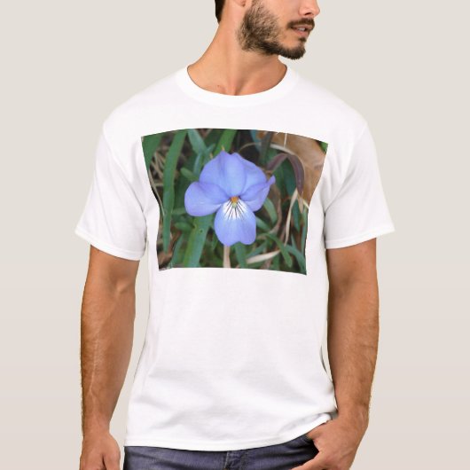 Wildblumen Birds-Foot Violet IV Hot Springs Gesche T-Shirt (Vorderseite)