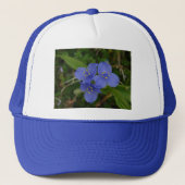 Wildblumen Blue Spiderwort Heiße Quellen AR Gesche Truckerkappe (Vorderseite)