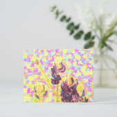 Wildblumen blühen postkarte (Stehend Vorderseite)