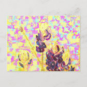 Wildblumen blühen postkarte (Vorderseite)