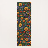 Wildblumen Blume Markt Van Gogh Red Orange Blue Yogamatte (Rückseite)