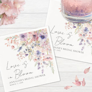 Wildblumen Blumen Hochzeitsshower Servietten