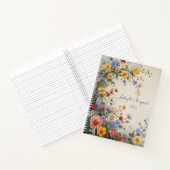Wildblumen-Blumen-Spiral-Journal-Notizbuch Notizblock (Innenseite)