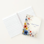 Wildblumen-Blumen-Spiralblock Notizblock (Innenseite)