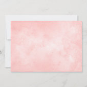 Wildblumen Blumenbaby Dusche Foto Einladung (Rückseite)