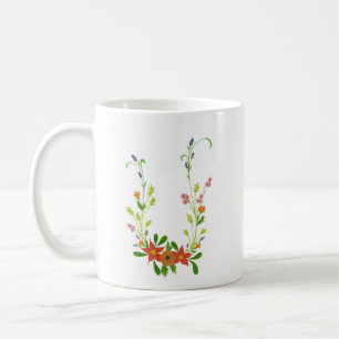Wildblumen Blumencoffee Tasse