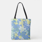 Wildblumen Blumendesign Tasche (Rückseite)