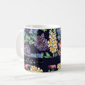 Wildblumen Blumenfarben Kaffeetasse (Vorderseite Links)