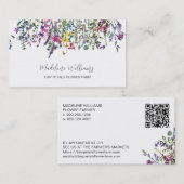 Wildblumen Blumenfarm Visitenkarte (Vorne/Hinten)
