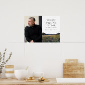 Wildblumen-Blumenfeier Des Lebens Willkommensschil Poster (Küche)