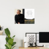 Wildblumen-Blumenfeier Des Lebens Willkommensschil Poster (Heimbüro)