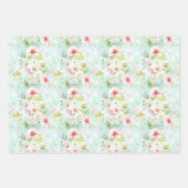 Wildblumen Blumengestein Geschenkpapier Set (Vorderseite 2)