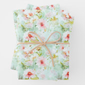 Wildblumen Blumengestein Geschenkpapier Set (Beispiel)