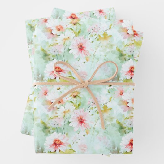 Wildblumen Blumengestein Geschenkpapier Set (Beispiel)
