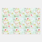 Wildblumen Blumengestein Geschenkpapier Set (Vorderseite)