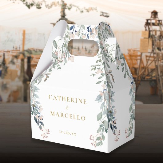 Wildblumen Blumengoldhochzeit Geschenkschachtel