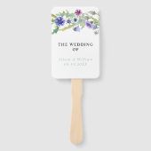 Wildblumen Blumenkohl Fächer (Vorderseite)