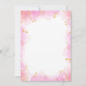 Wildblumen Blumenkohl Tee Party Geburtstag Einladung (Rückseite)