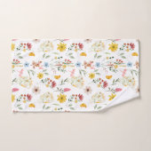 Wildblumen-Blumenmuster Badhandtuch Set (Handtuch)