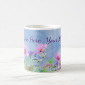 Wildblumen-Blumenmuster   Kaffeetasse (Mittel)