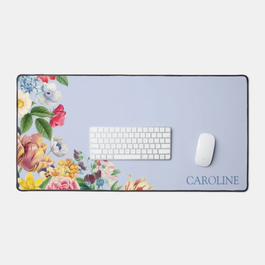Wildblumen Blumenstrauß Schreibtischunterlage (Tastatur & Maus)