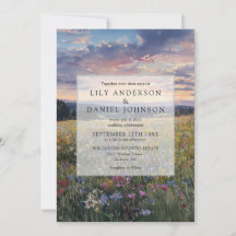 Wildblumen Blumenwiese Alles in einer Hochzeit