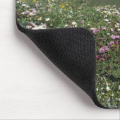 Wildblumen, Blüten, Alpen, Schweiz Mousepad (Ecke)