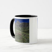 Wildblumen, Blüten, Alpen, Schweiz Tasse (Vorderseite Links)