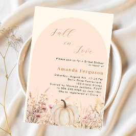 Wildblumen Bogen Fall Liebe Kürbis Brautparty Einladung