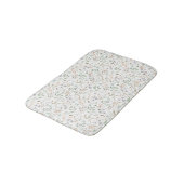 Wildblumen Boho Badematte (Schrägansicht)
