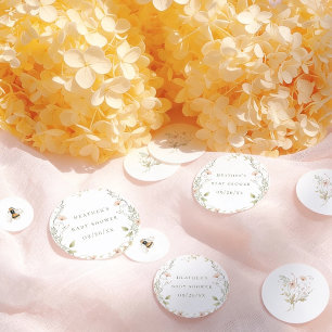 Wildblumen Boho Biene Mädchen Baby-Party Konfetti